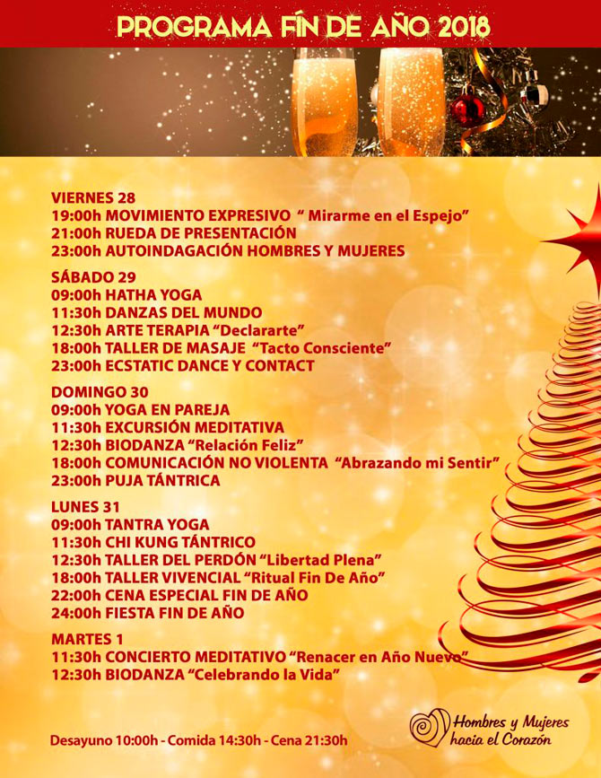Programa Final vacaciones alternativas y conscientes con tantra biodanza yoga madrid barcelona sevilla